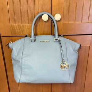 Michael Kors Sky Blue Satchel